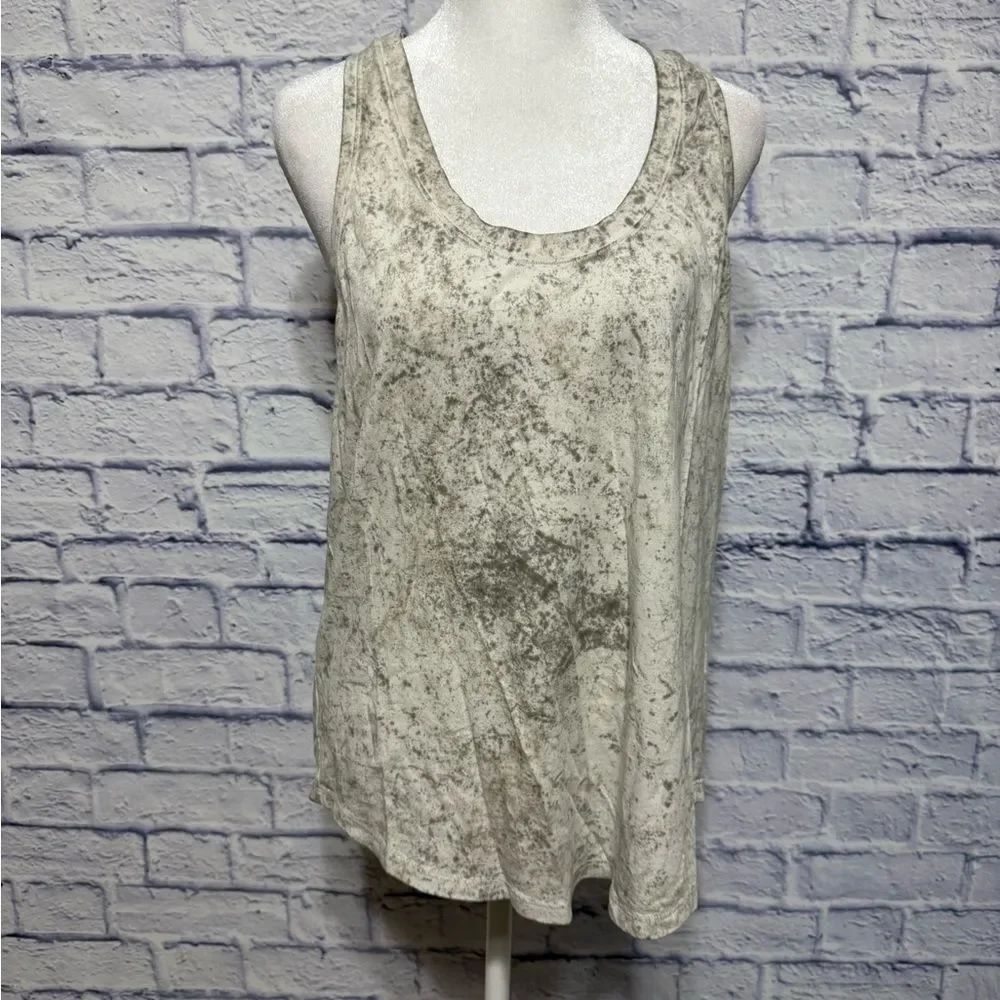 Lululemon - Love Tank Top - Cirrus Wash White Opal Raw Linen Rover - Size 8